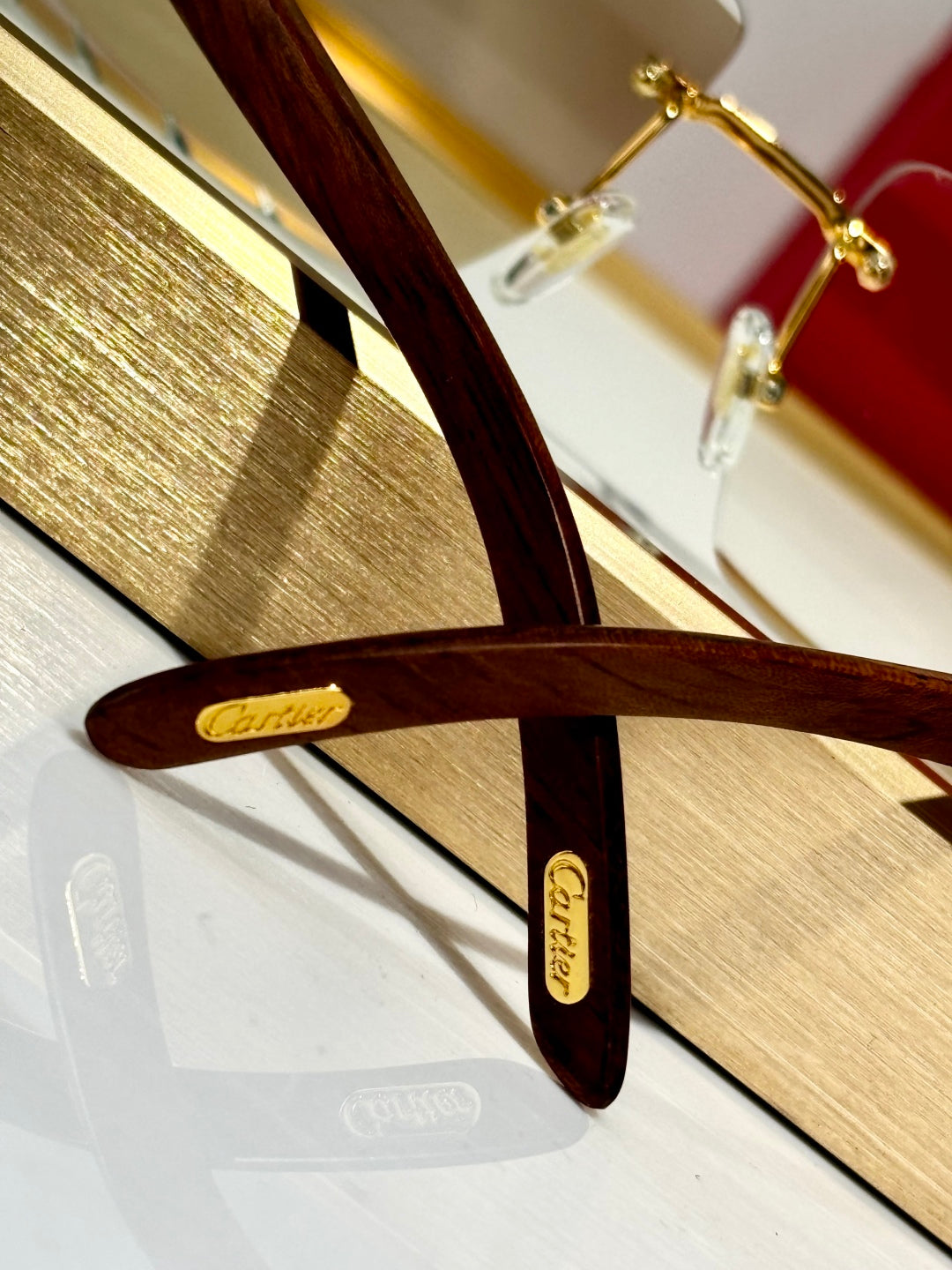 C DE PHOTOCHROMIC LENSES RECTANGULAR FRAME SUNGLASSES 556093 IN METAL