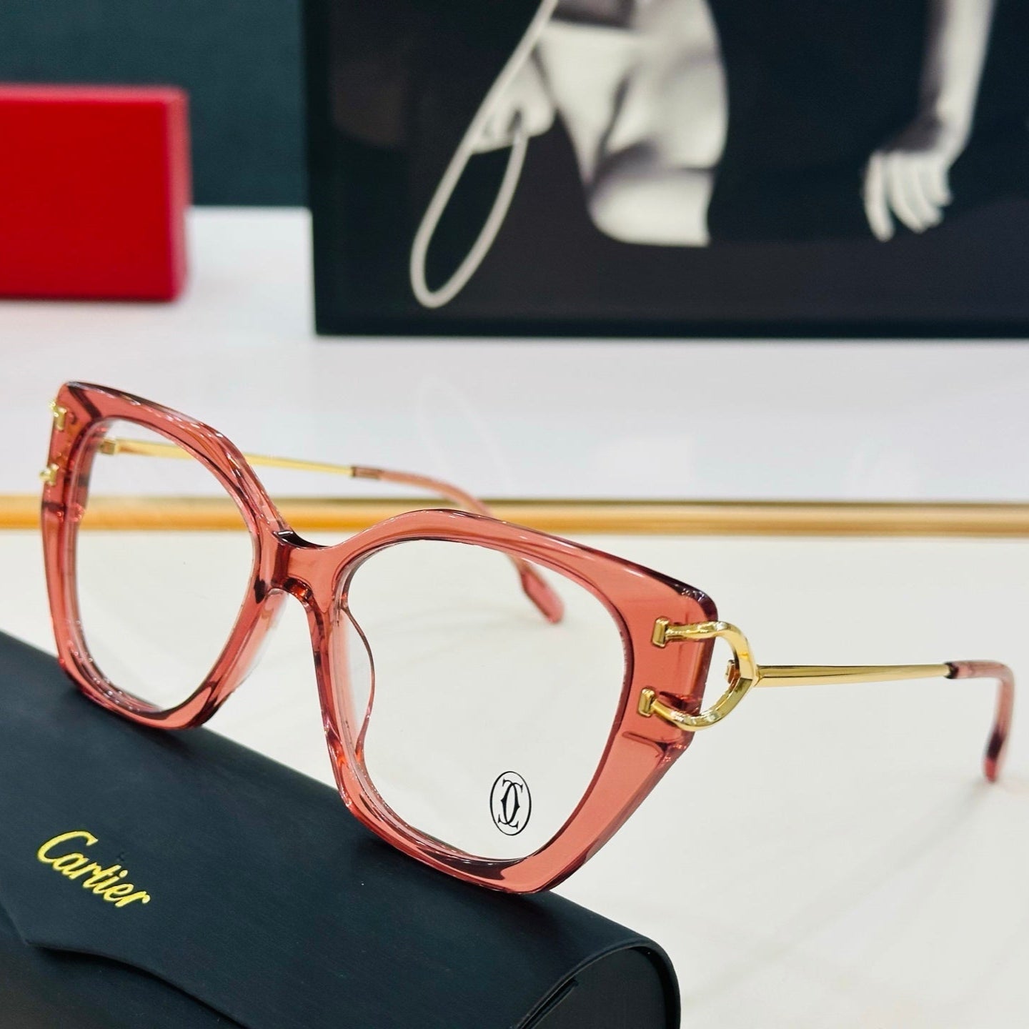 C De Butterfly Frame Sunglasses 522660 In Acetate