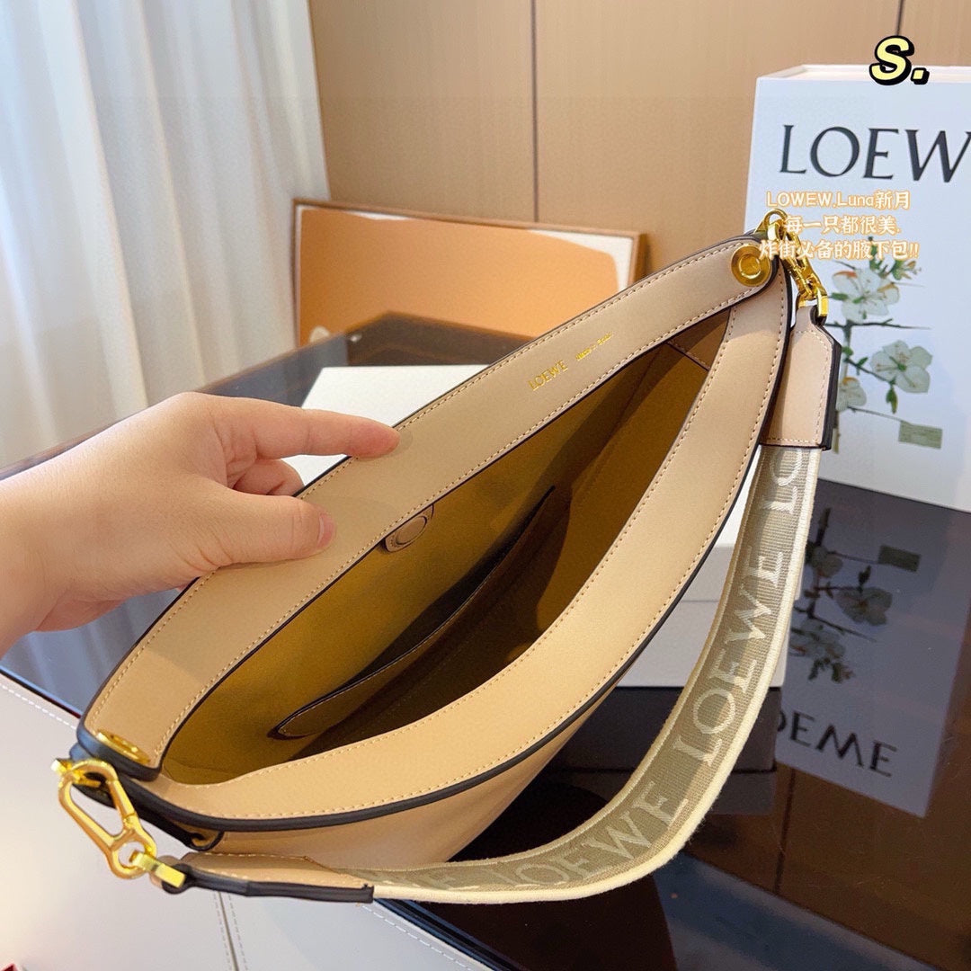 Loew Puzzle Fold Tote Iblack Shiny Calfskin