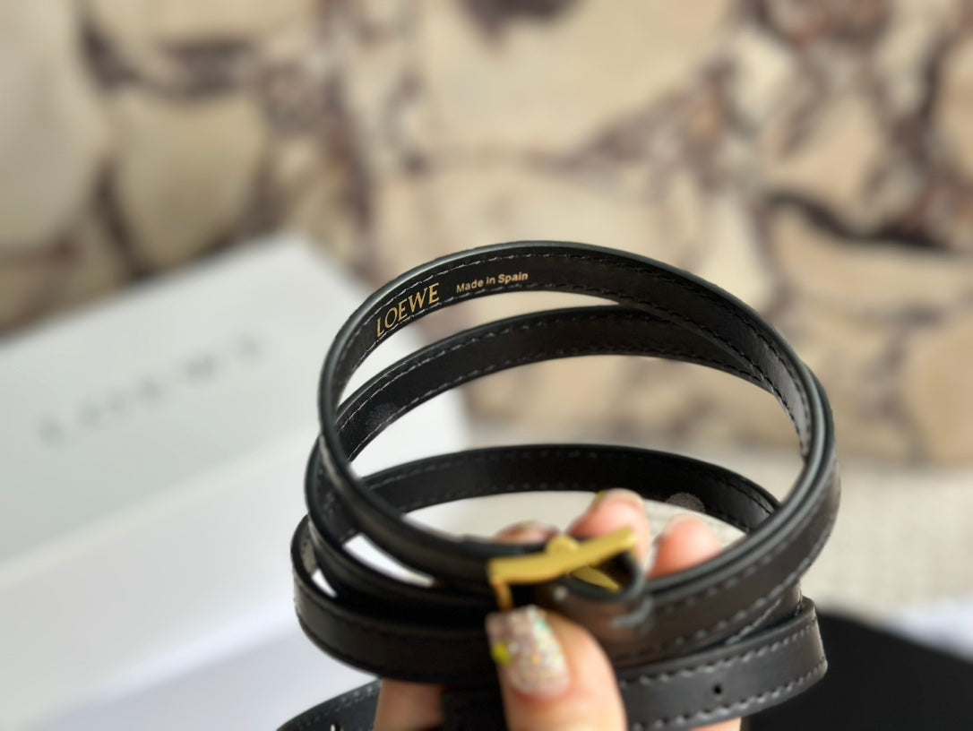 Loew Puzzle Fold Tote Iblack Shiny Calfskin