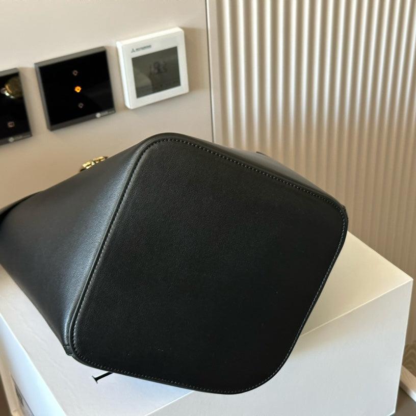 Loew Puzzle Fold Tote Iblack Shiny Calfskin