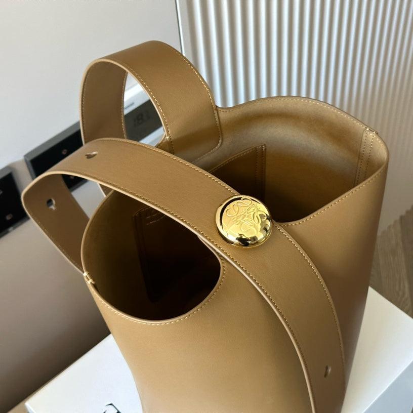 Loew Puzzle Fold Tote Iblack Shiny Calfskin