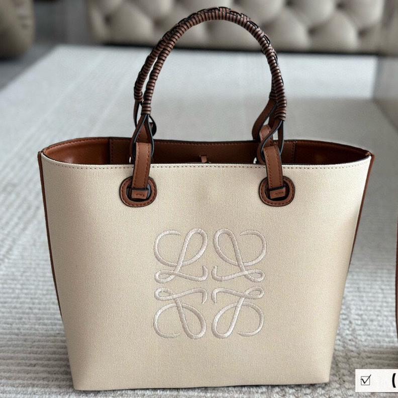 Loew Puzzle Fold Tote Iblack Shiny Calfskin