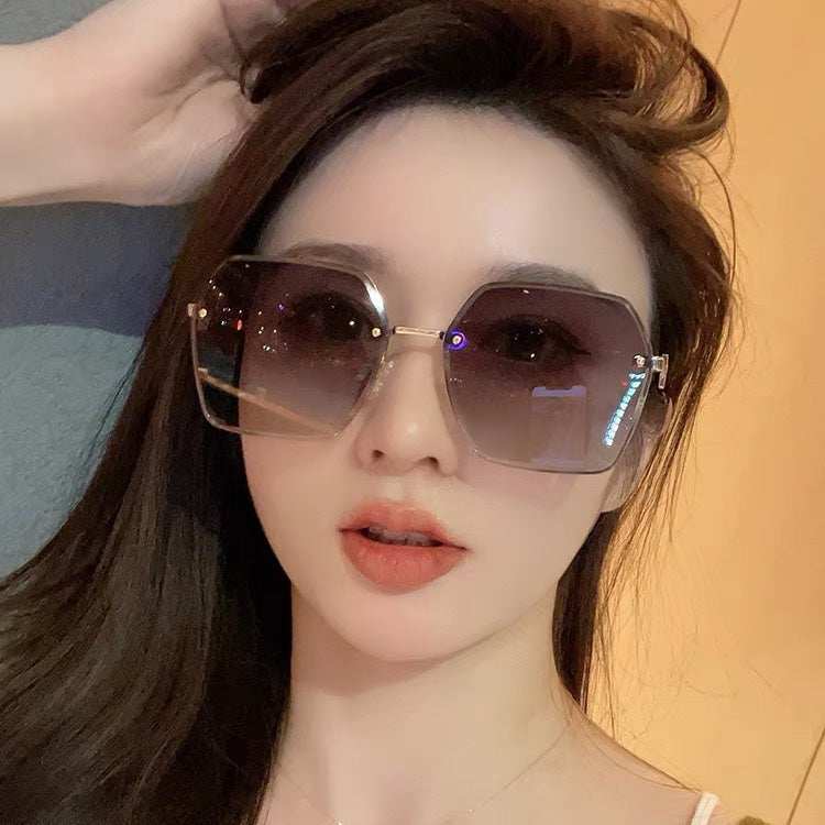 SQUARE FRAME SUNGLASSES 5661 IN METAL