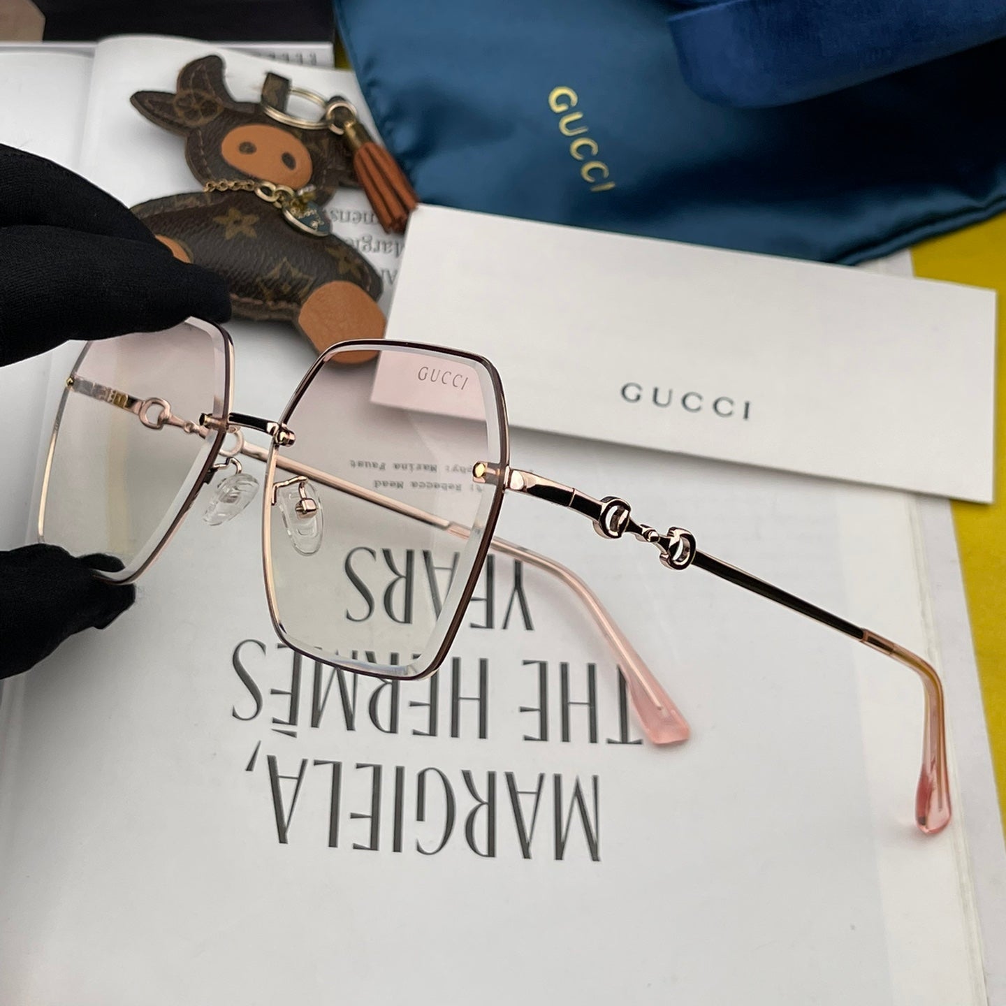 SQUARE FRAME SUNGLASSES 5661 IN METAL