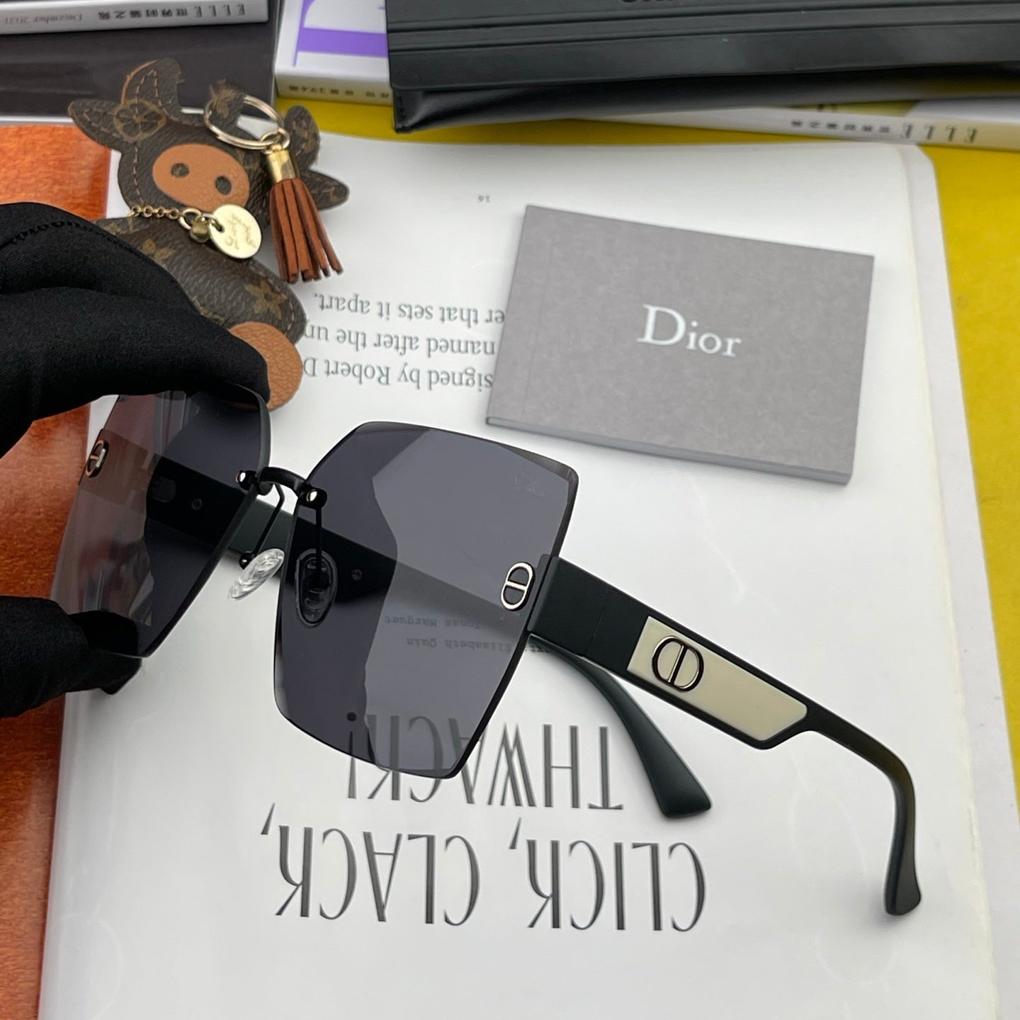 Montaigne Square Sunglass Cd7159 In Acetate