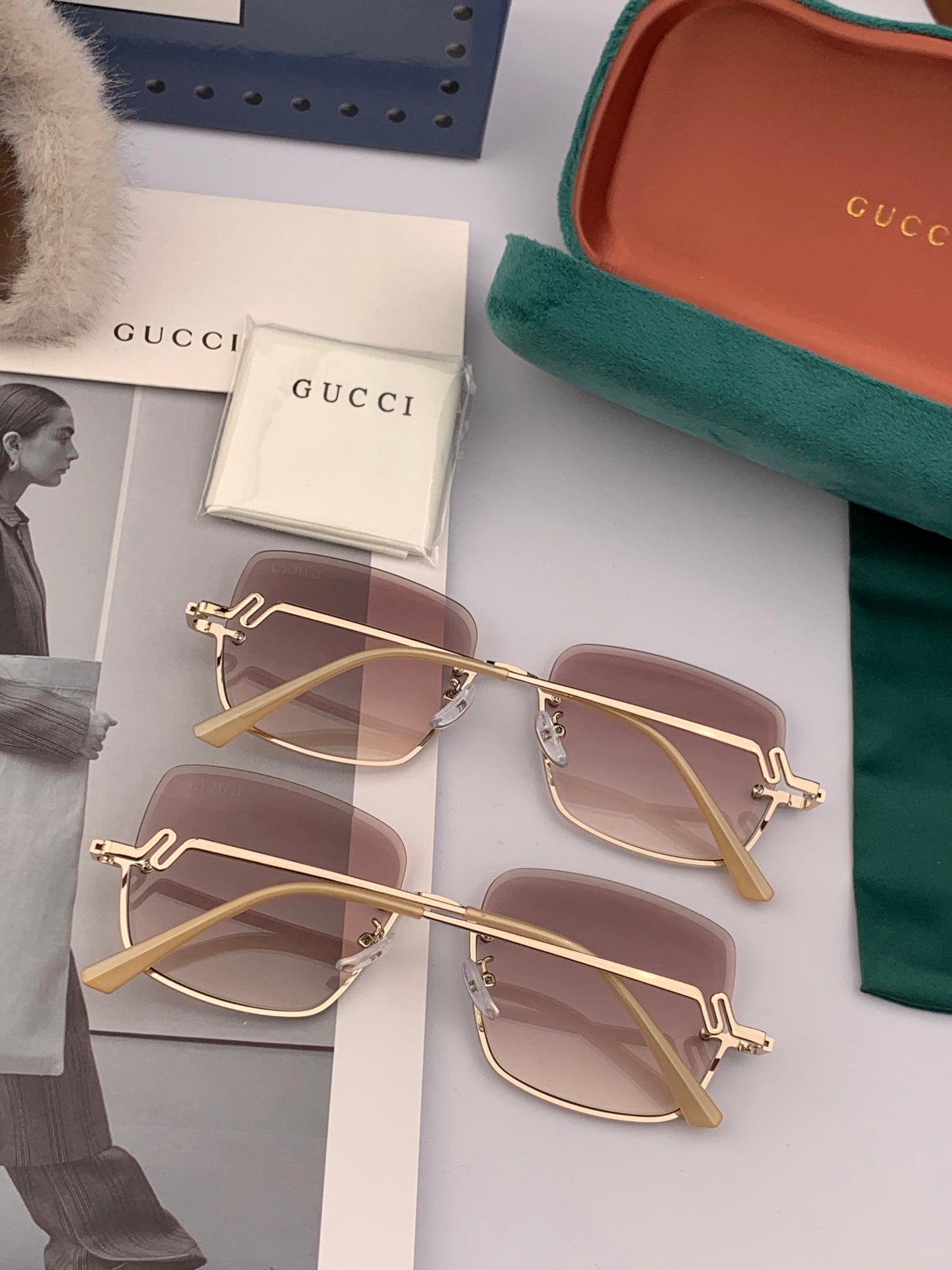 Gucci Gradient Pink Sunglasses 559700