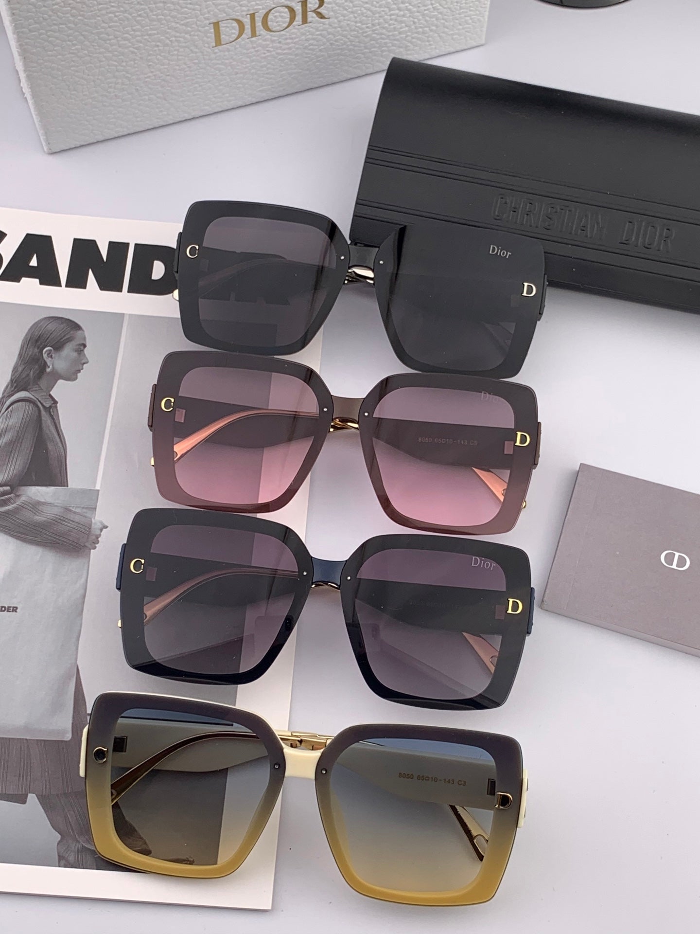 Montaigne Sunglass Cd0805 In Acetate