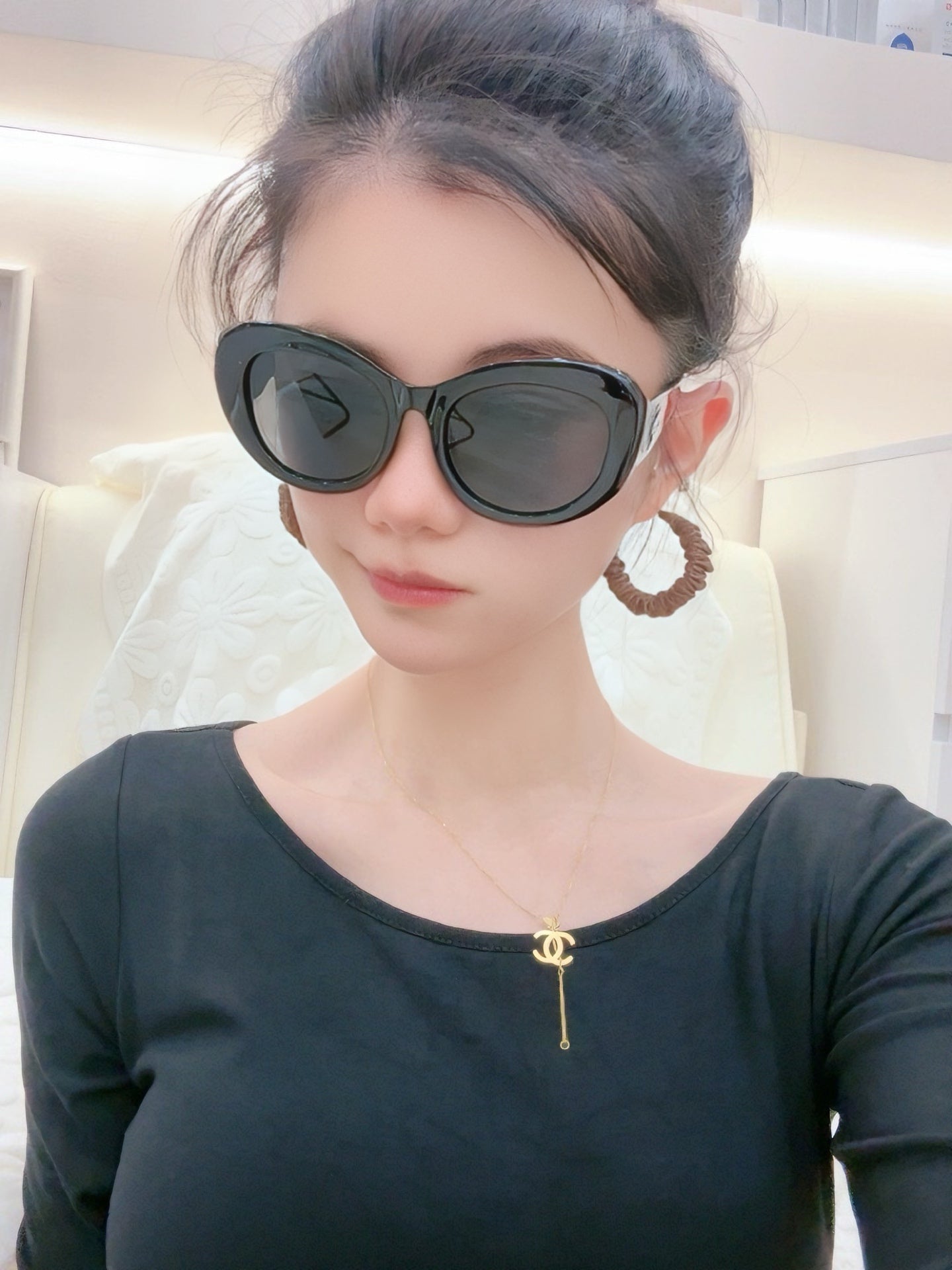 Cat Eye Sunglasses Ch0602 In Acetate