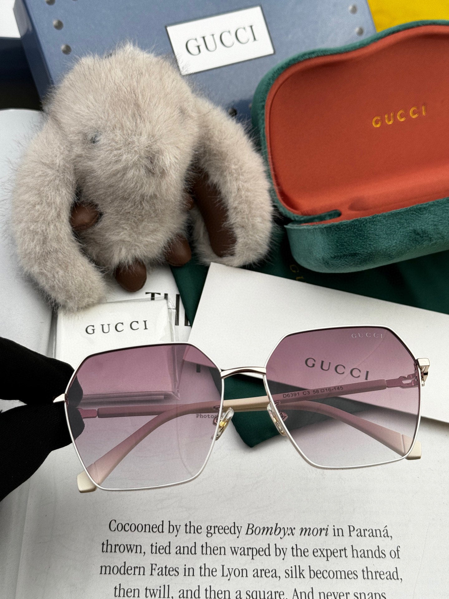 OVERSIZED SQUARE FRAME SUNGLASSES G1639 IN METAL