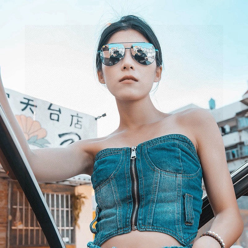 AVIATOR FRAME SUNGLASSES G9226 IN METAL