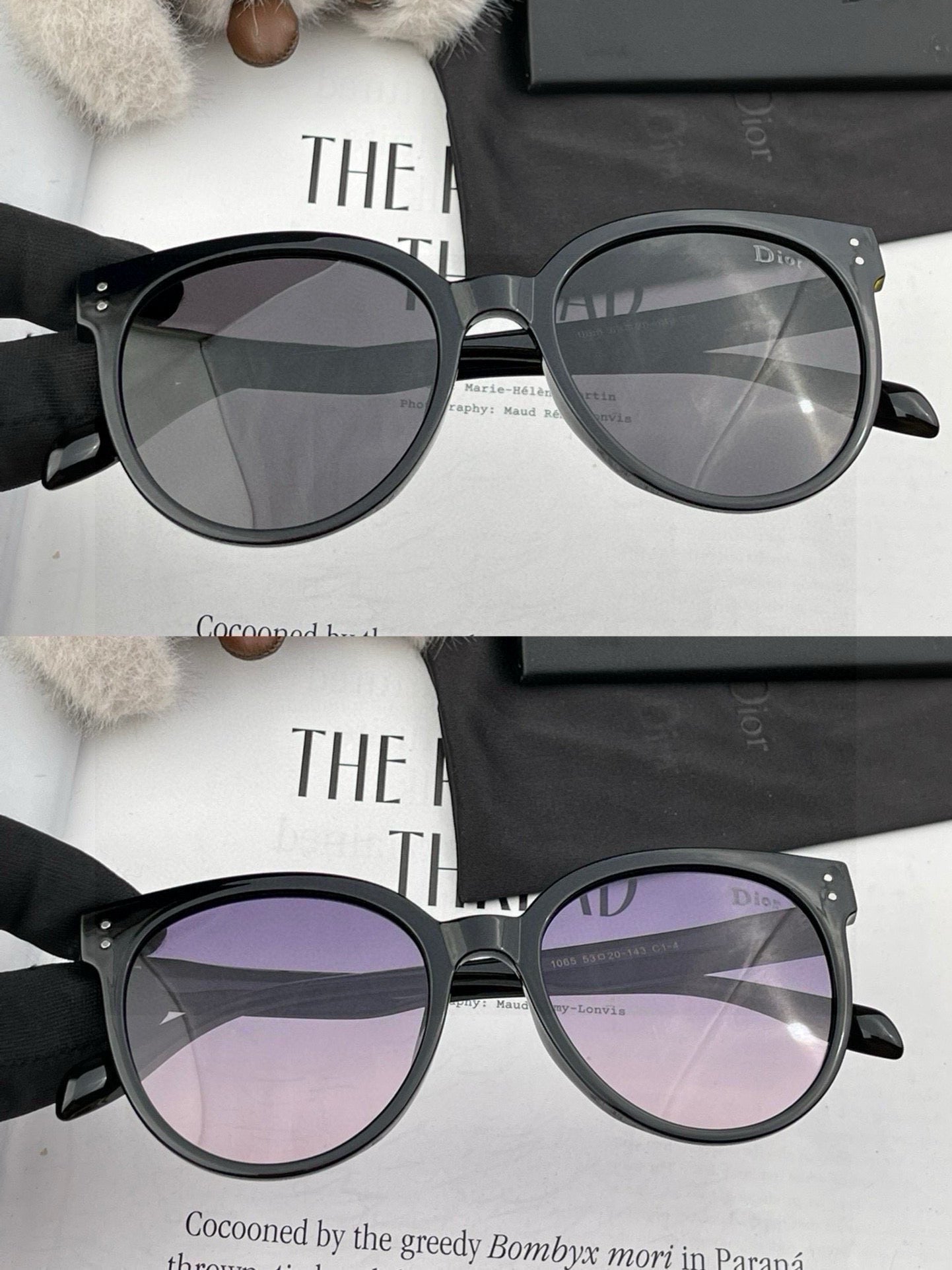 Montaigne Sunglass Cd5106 In Black Acetate