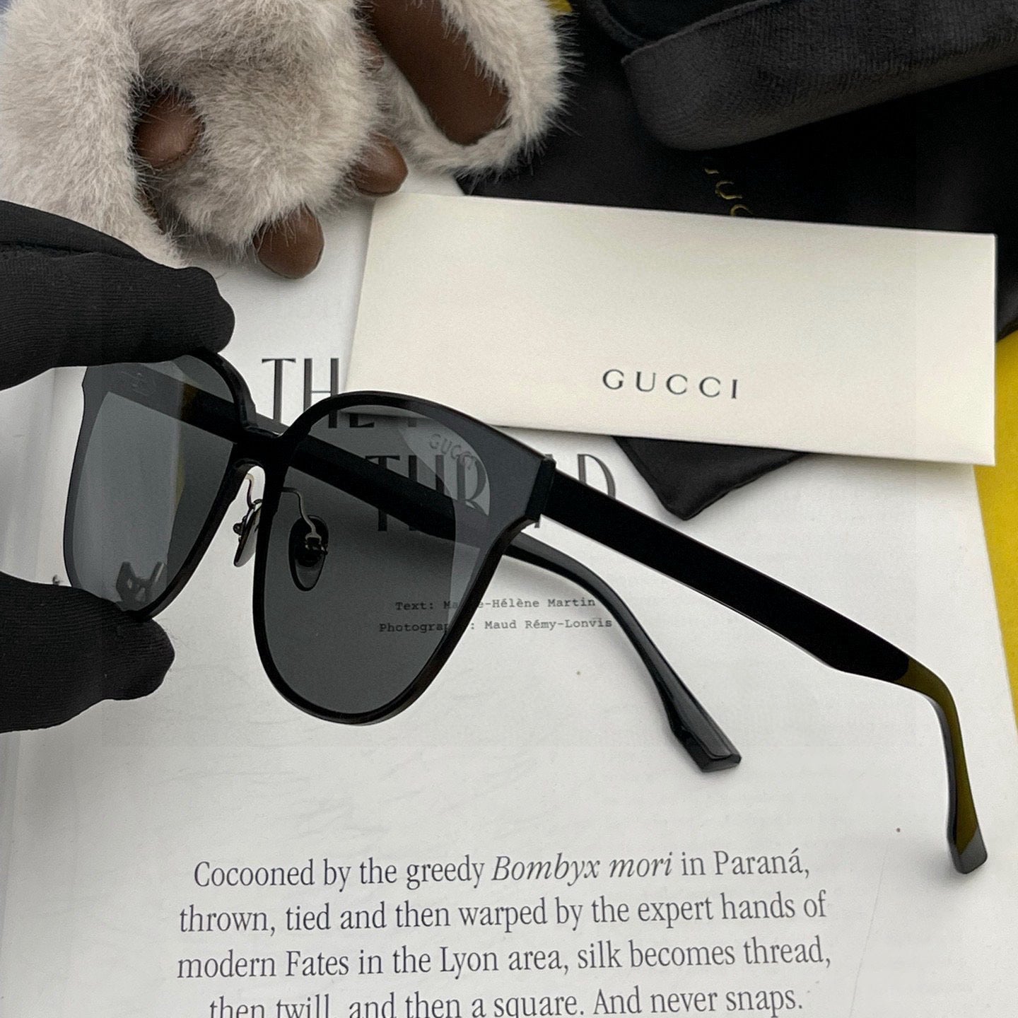 BUTTERFLY FRAME SUNGLASSES G580 IN ACETATE