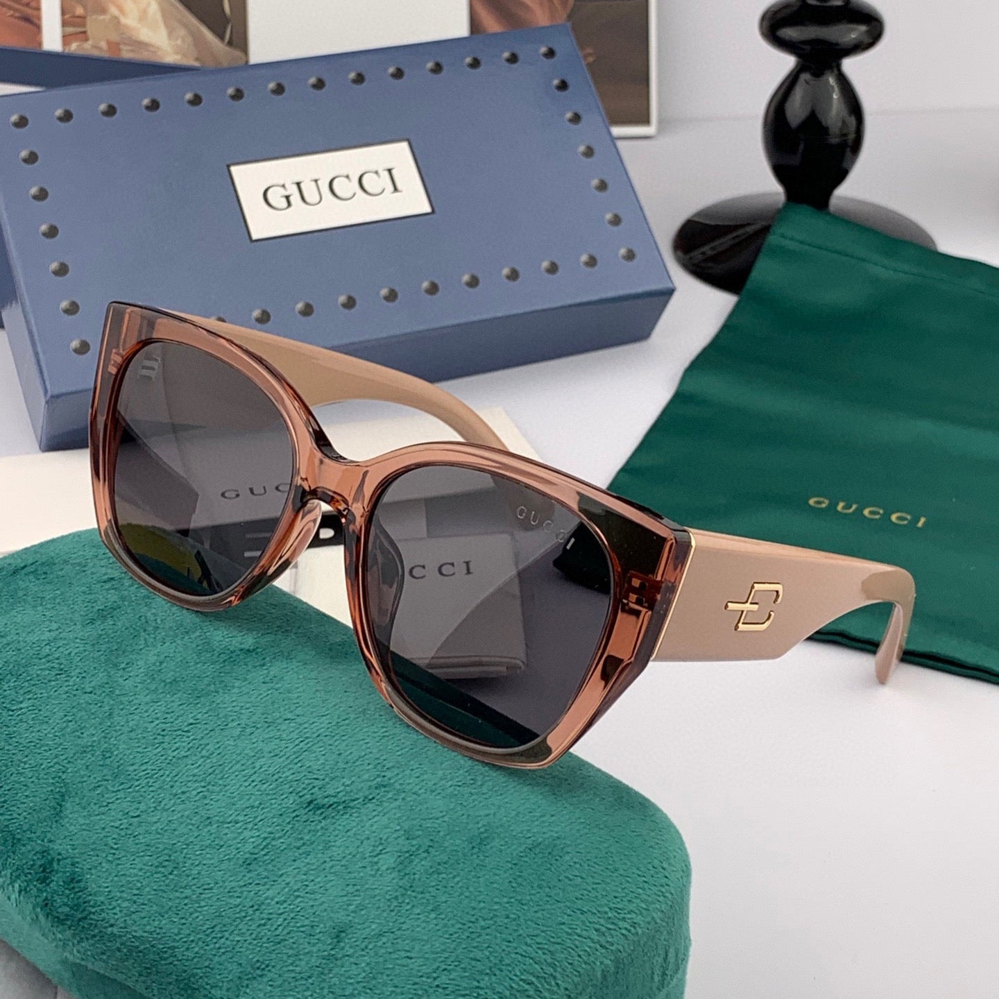 BUTTERFLY FRAME SUNGLASSES G9317 IN ACETATE