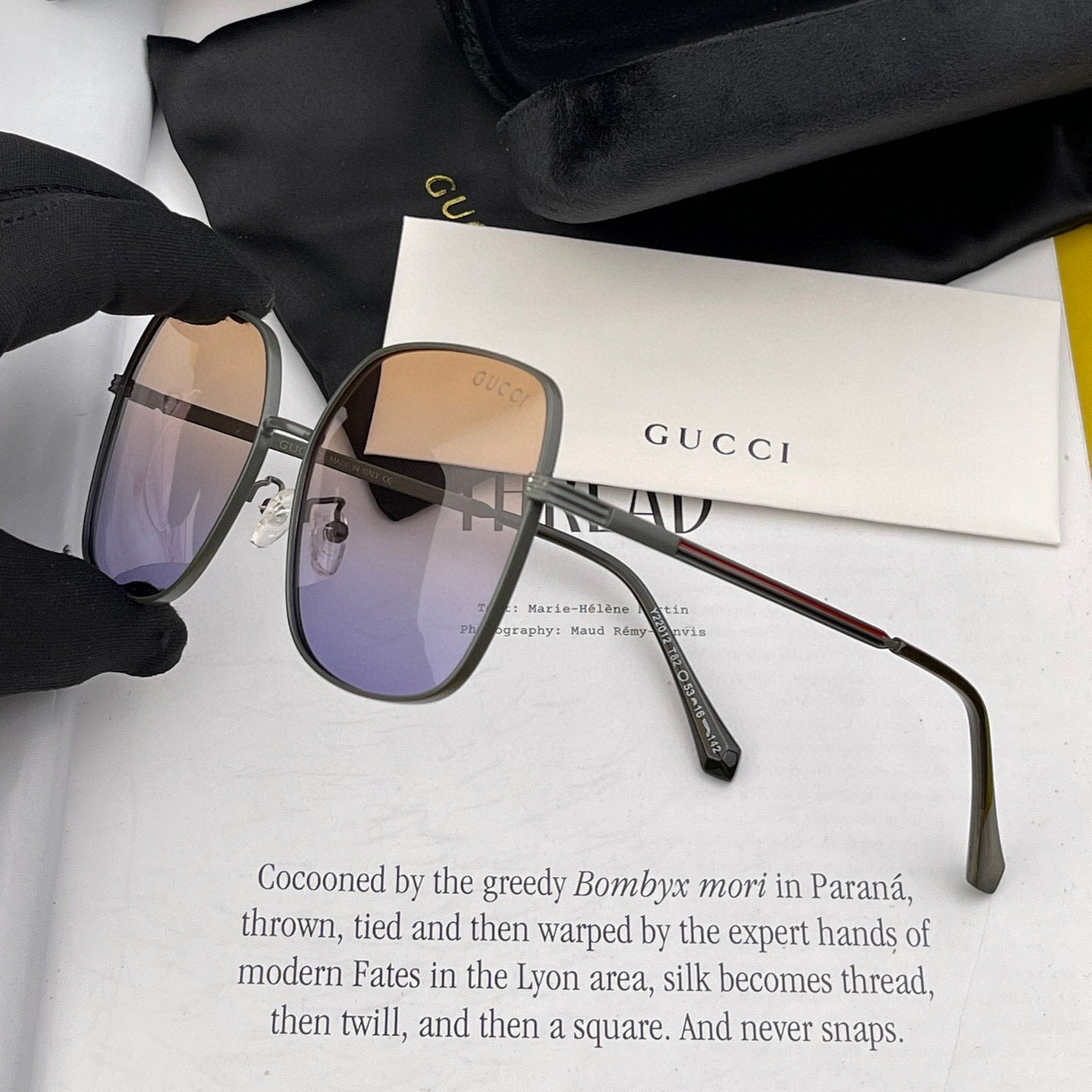 SQUARE FRAME SUNGLASSES G22201 IN METAL