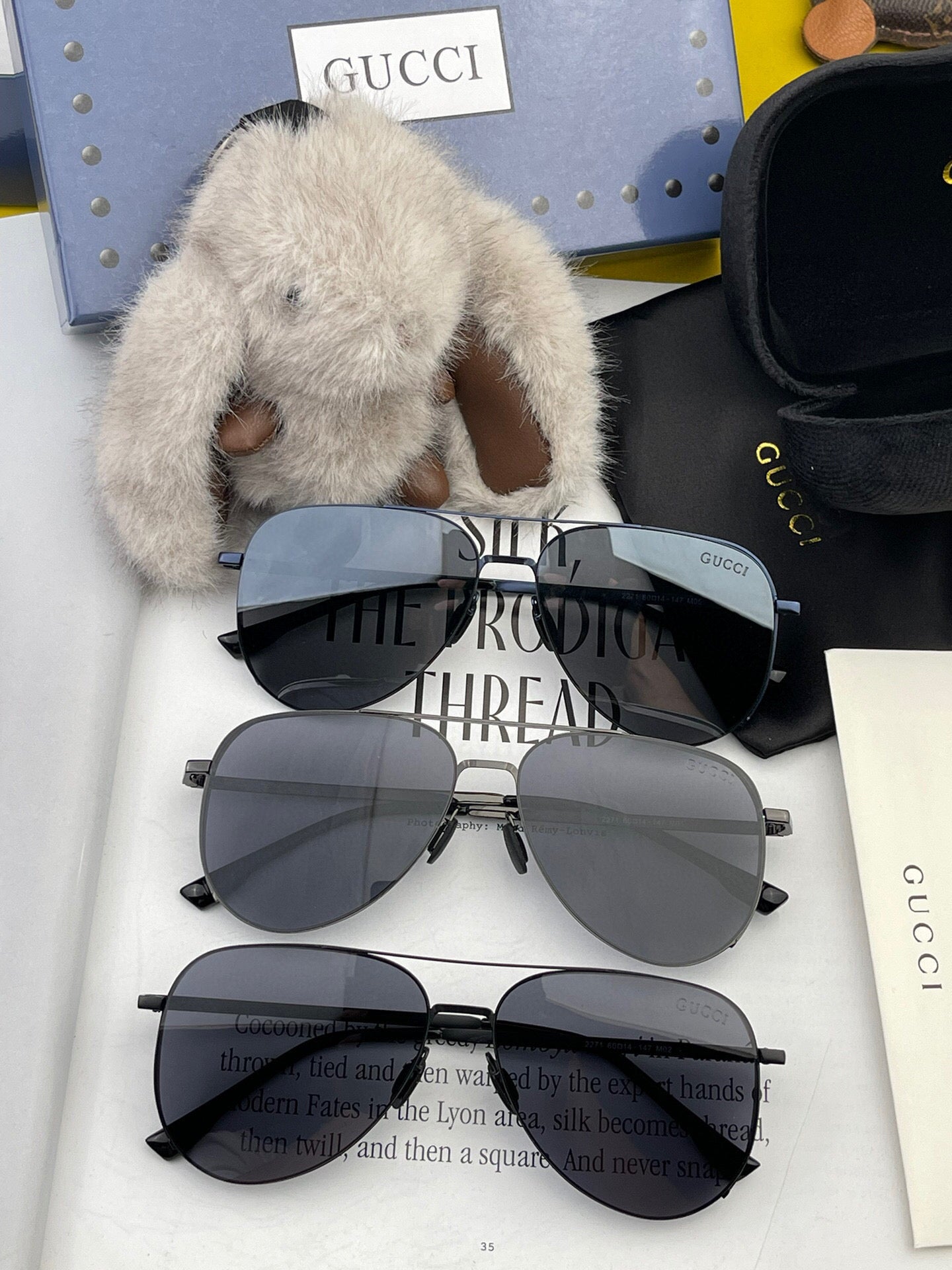 AVIATOR FRAME SUNGLASSES 1227 IN METAL