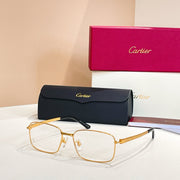 Santos Rectangular Frame Sunglasses Ct0555Oa In Metal