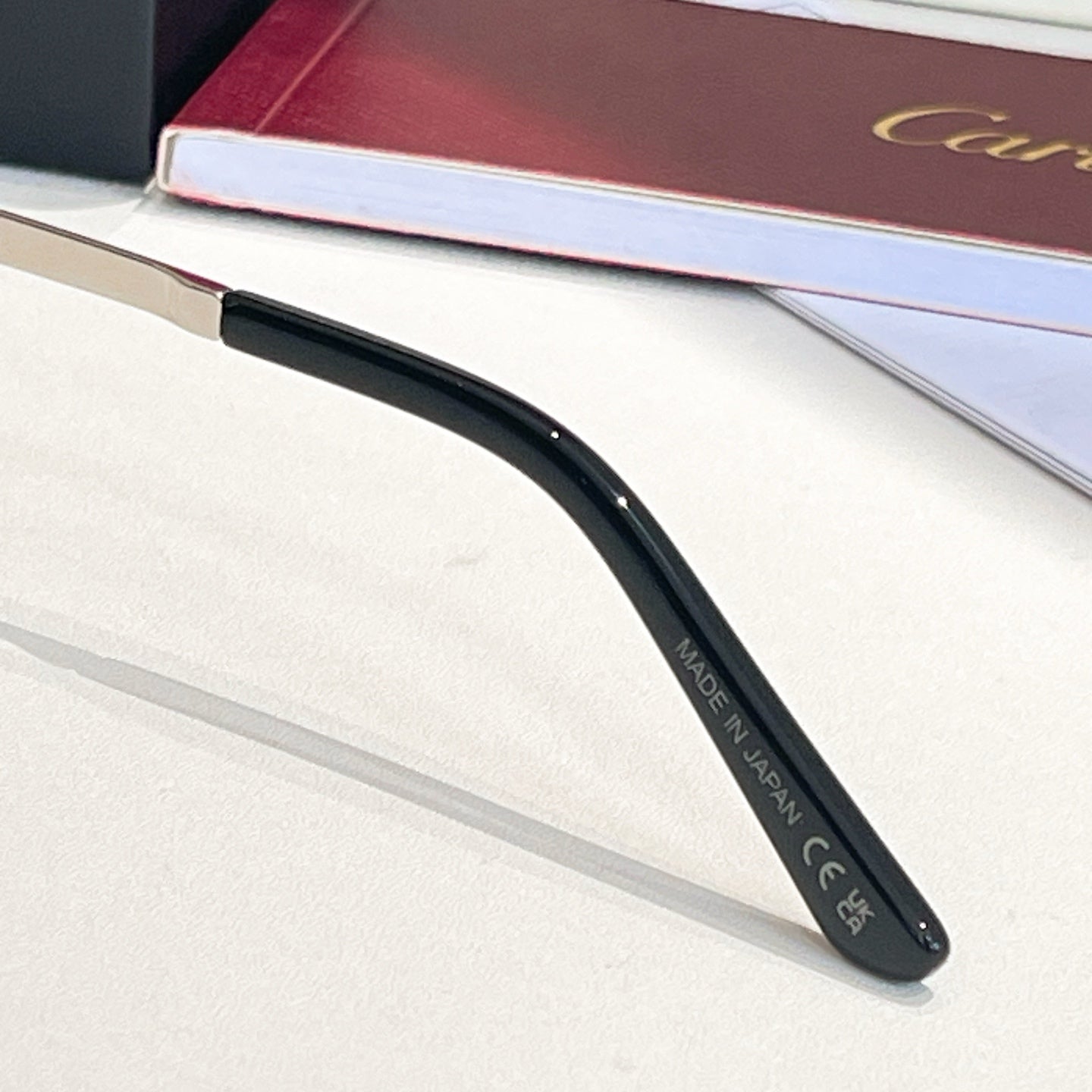 Santos Rectangular Frame Sunglasses Ct0555Oa In Metal