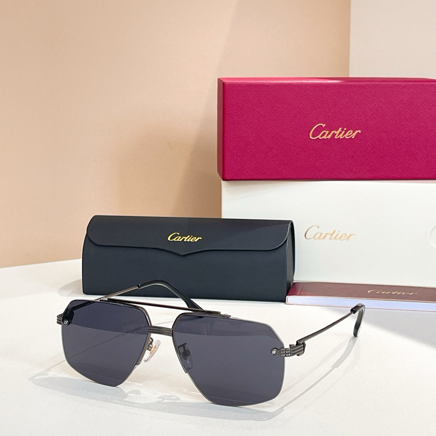 Première Pilot Frame Sunglasses Ct0426 In Metal