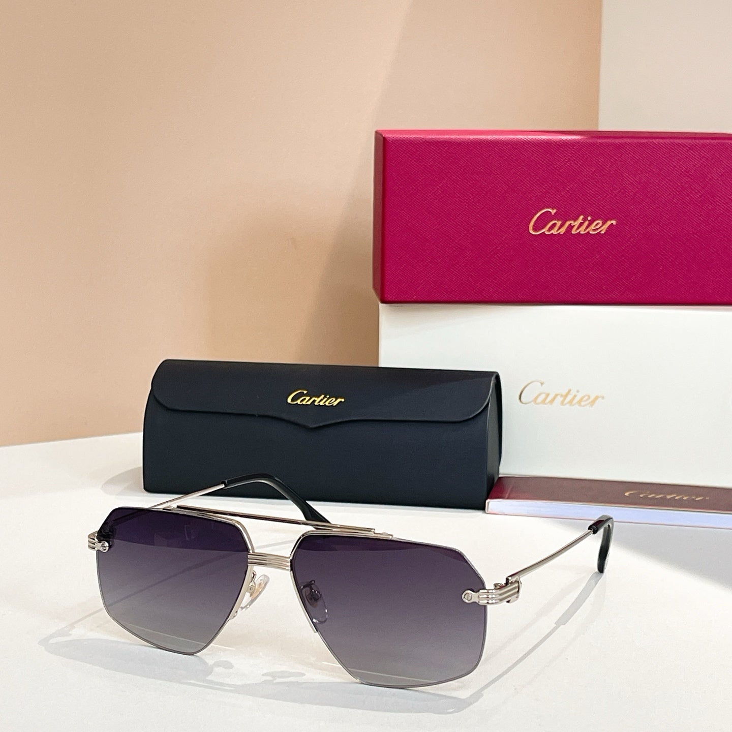 Première Pilot Frame Sunglasses Ct0426 In Metal