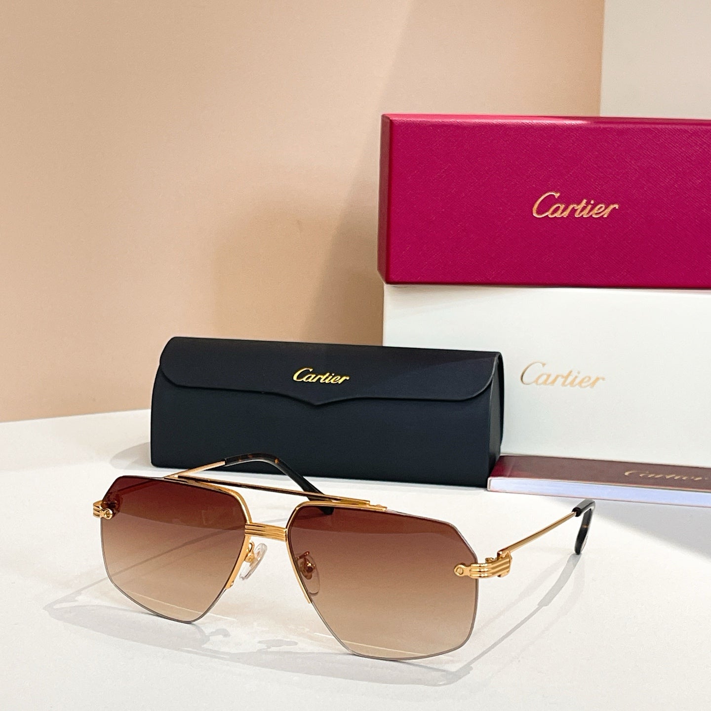 Première Pilot Frame Sunglasses Ct0426 In Metal