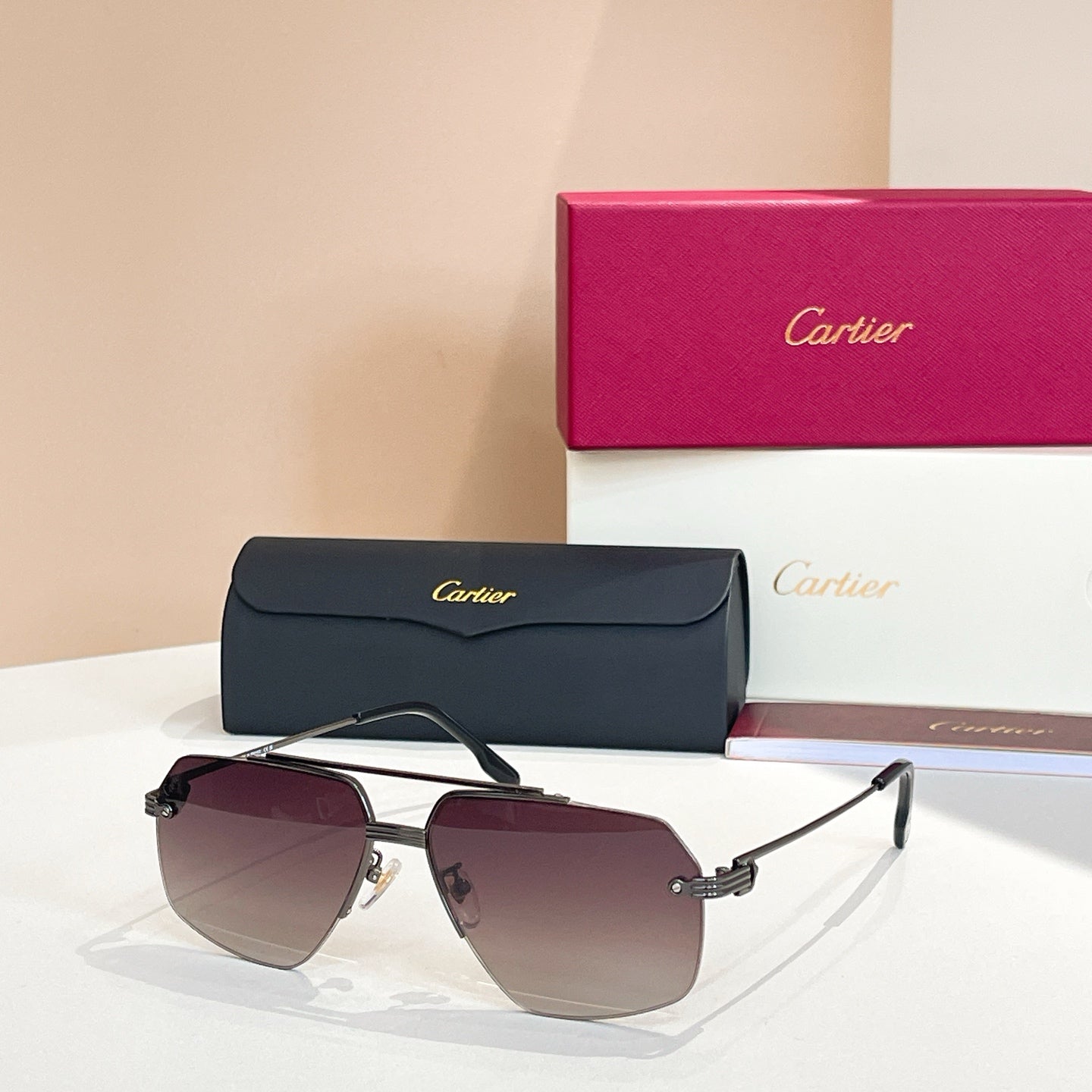 Première Pilot Frame Sunglasses Ct0426 In Metal