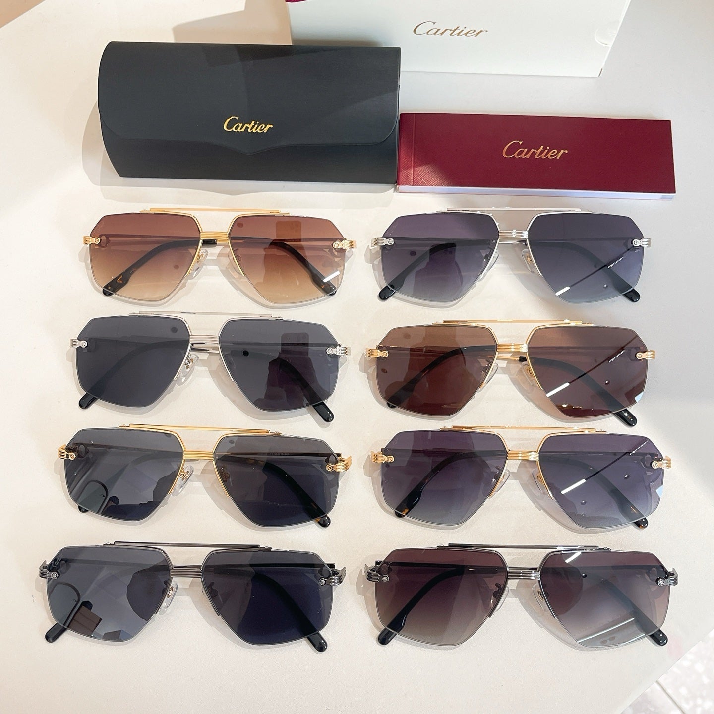 Première Pilot Frame Sunglasses Ct0426 In Metal