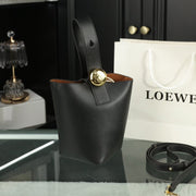 Loew Puzzle Fold Tote Iblack Shiny Calfskin