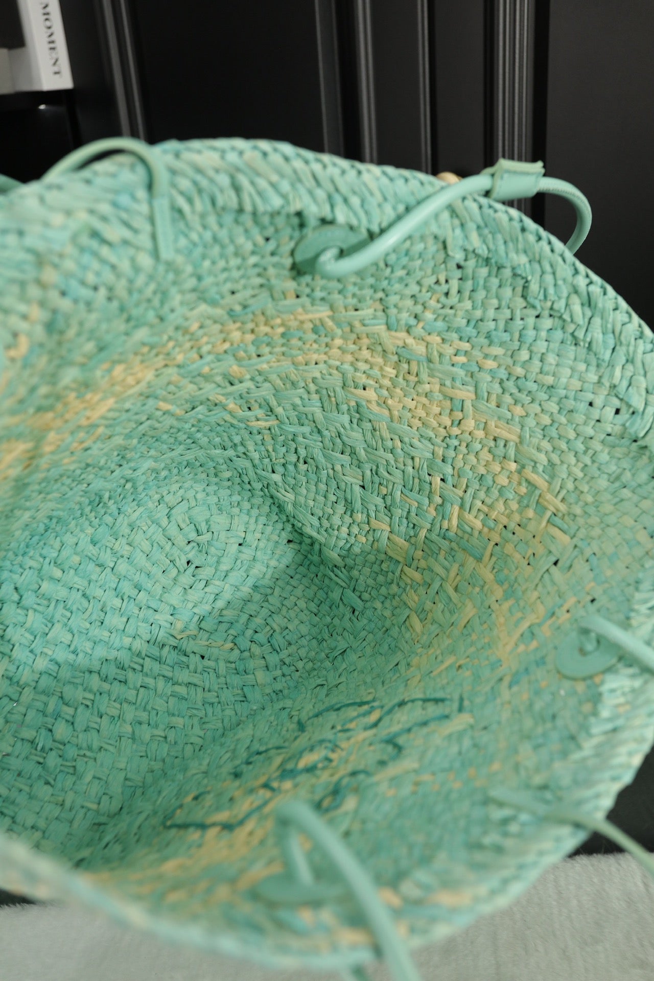 Loew Puzzle Fold Tote Iblack Shiny Calfskin