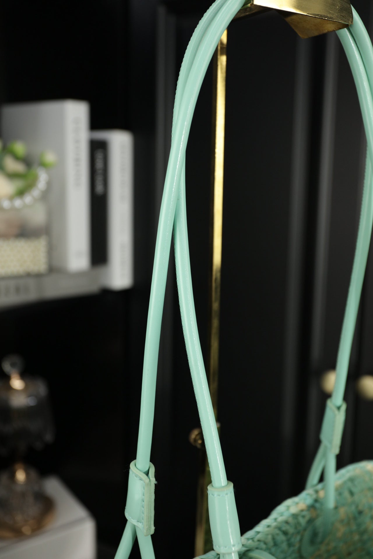 Loew Puzzle Fold Tote Iblack Shiny Calfskin