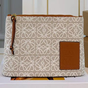 Loew Puzzle Fold Tote Iblack Shiny Calfskin