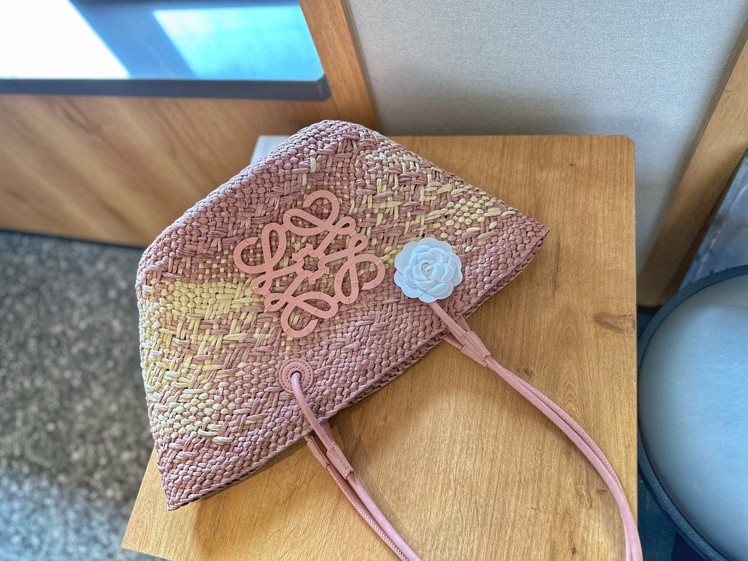 Loew Puzzle Fold Tote Iblack Shiny Calfskin