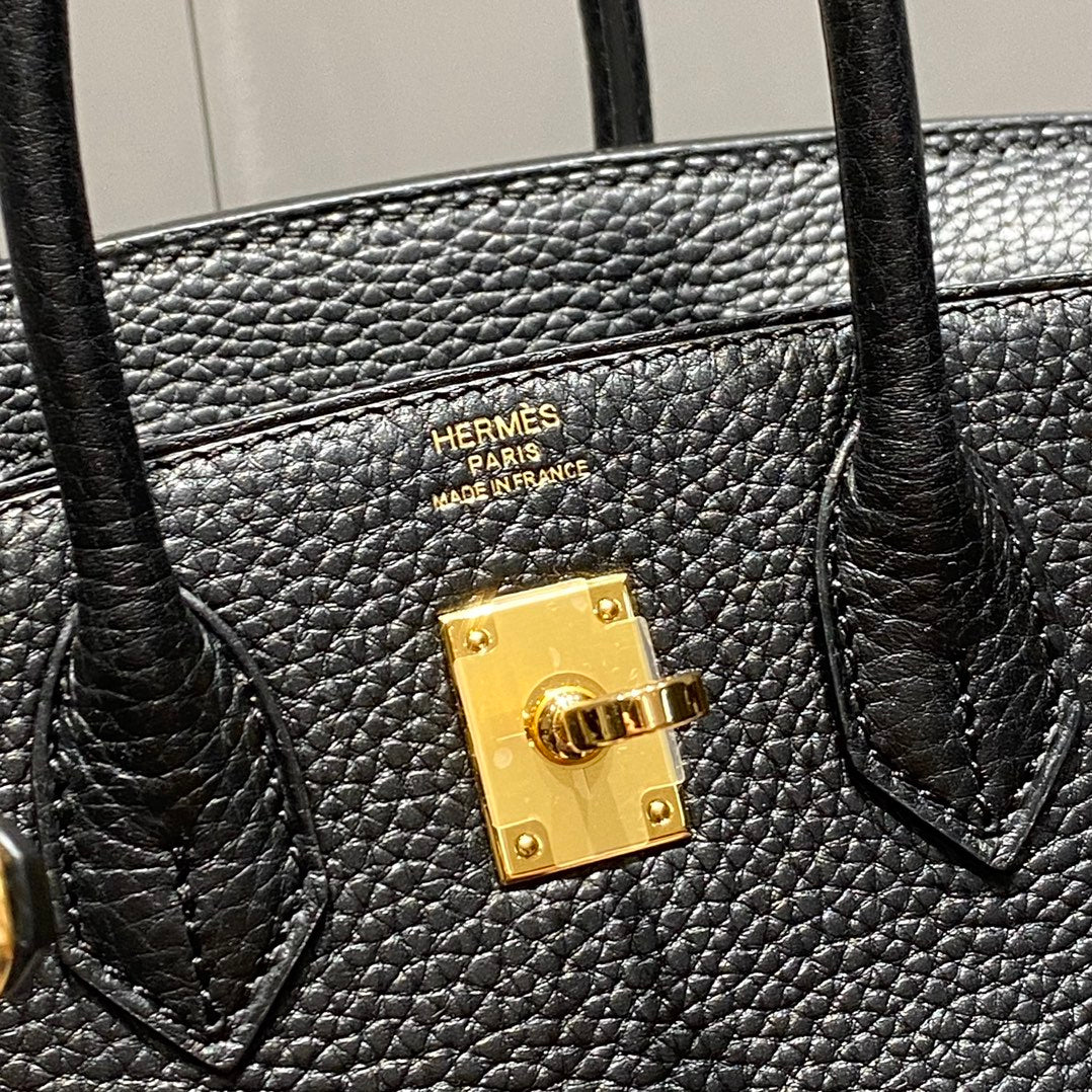HM Birkin 20cm Black Togo Leather Gold Hardware