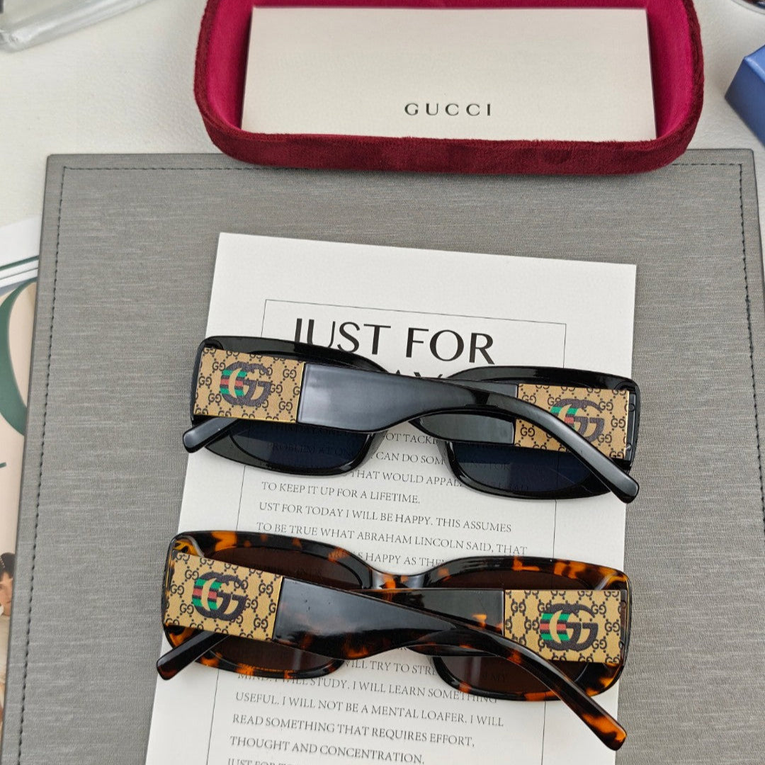 RECTANGULAR FRAME SUNGLASSES 58006 IN ACETATE