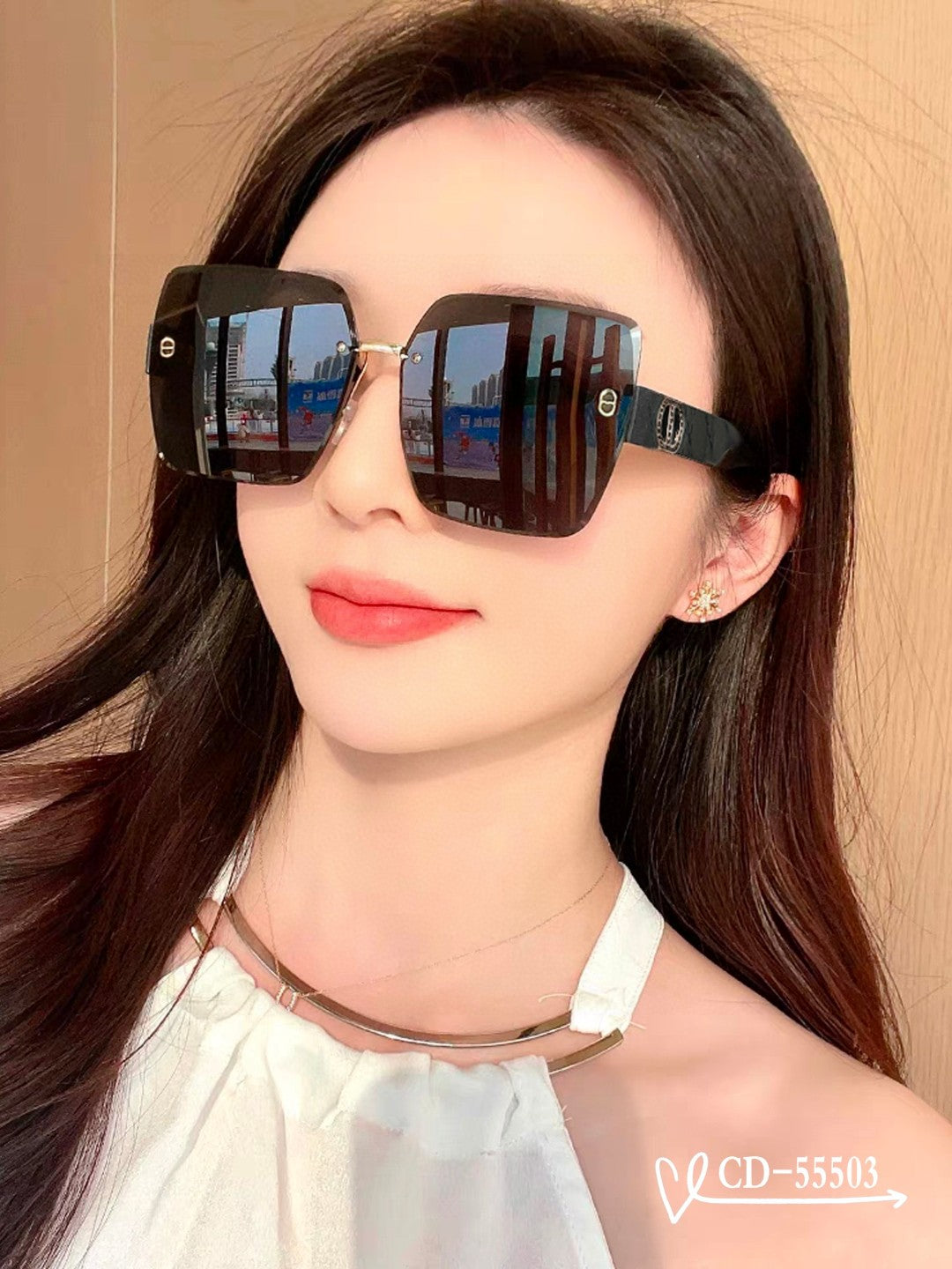 Montaigne Sunglass 55503 In Acetate