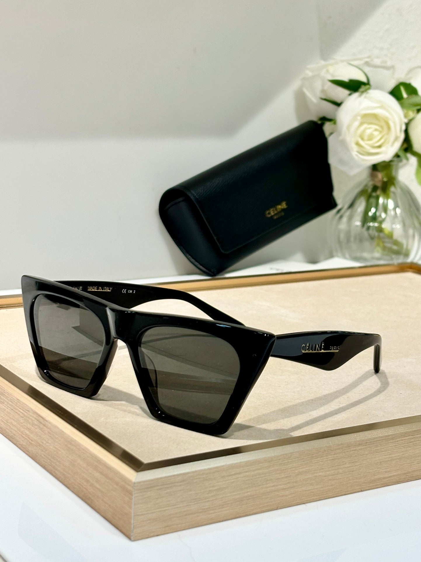 TRIOMPHE SQUARE SUNGLASS 41468/S IN ACETATE