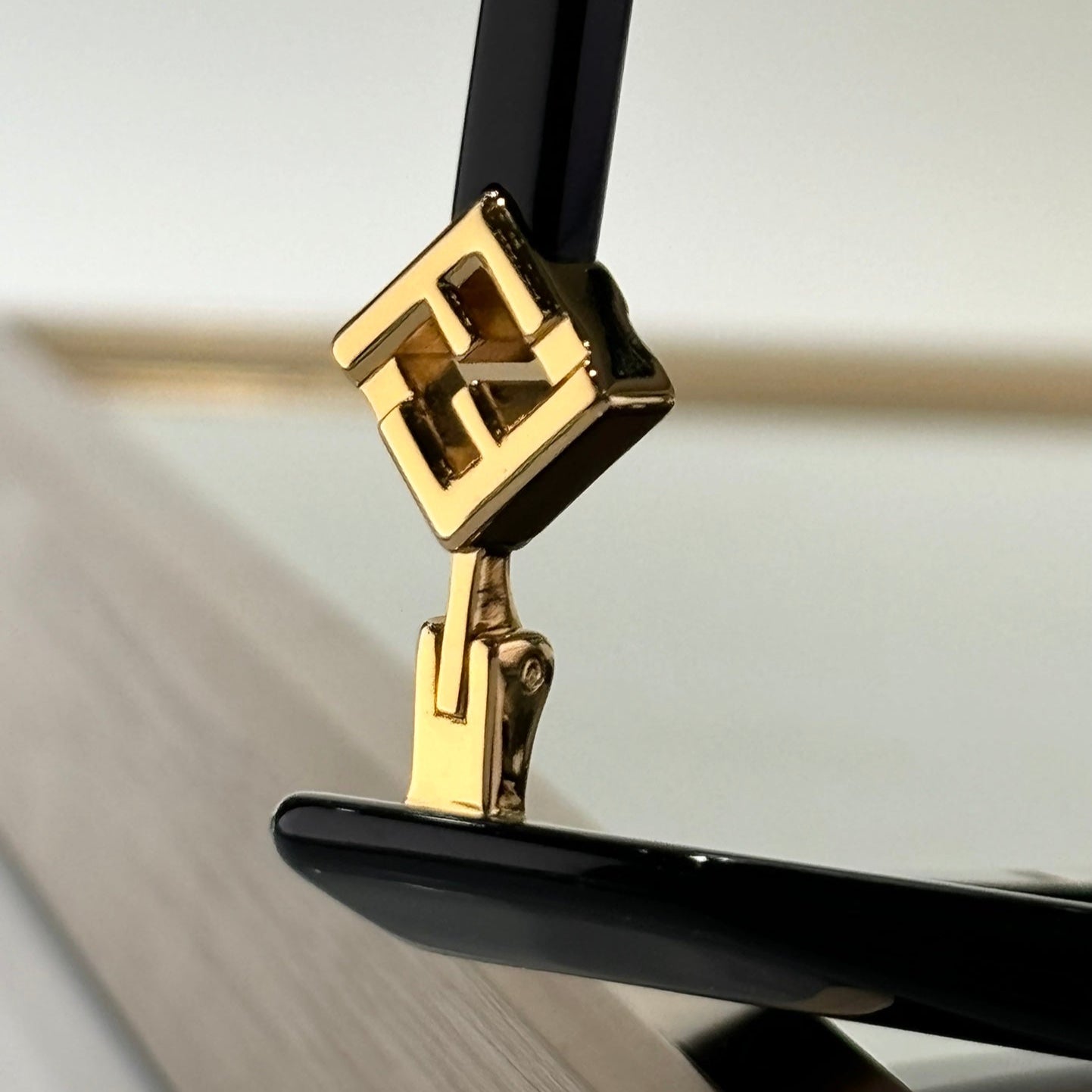 Ff Diamonds Square Frame Sunglasses Fe40161 In Acetate