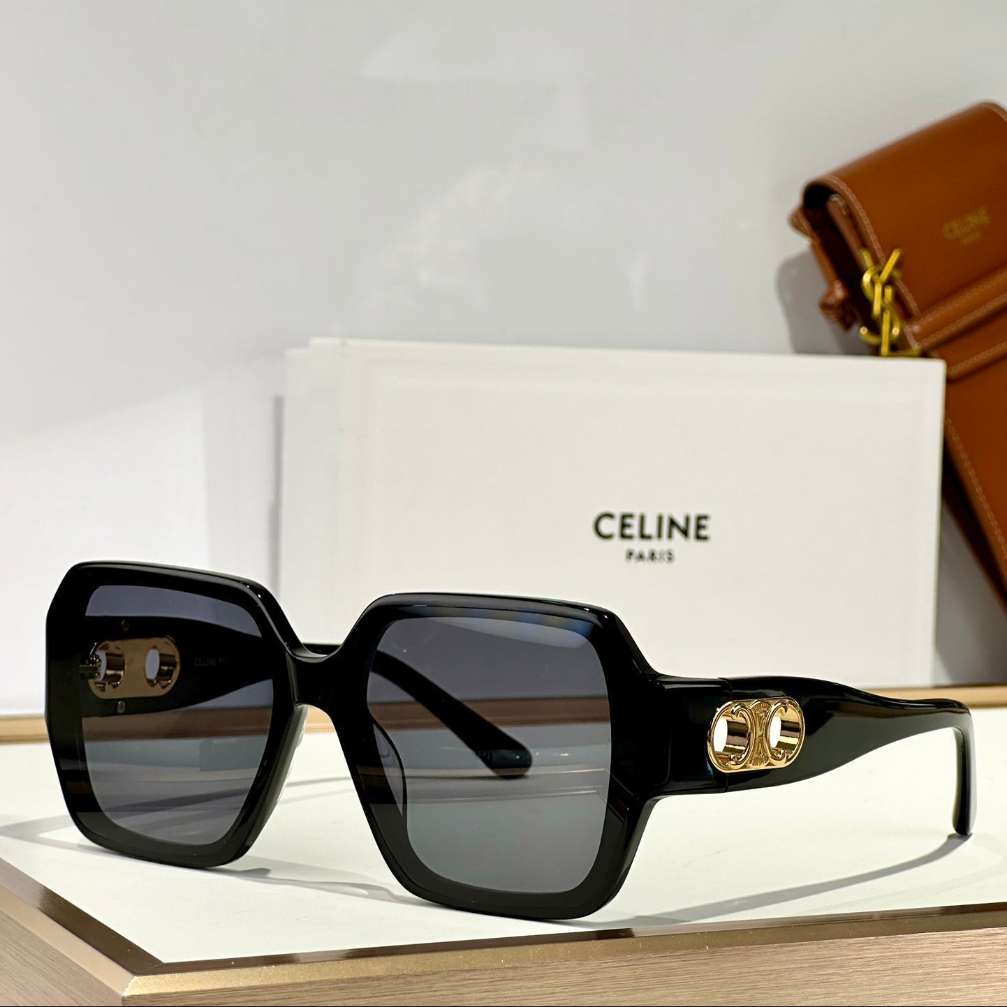 TRIOMPHE SUNGLASS CL40251U IN ACETATE