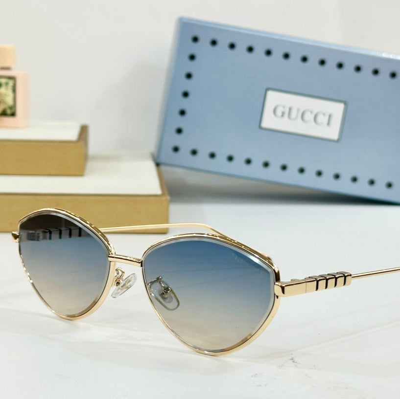 CAT-EYE FRAME SUNGLASSES 5G195 IN METAL