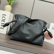 Loew Puzzle Fold Tote Iblack Shiny Calfskin