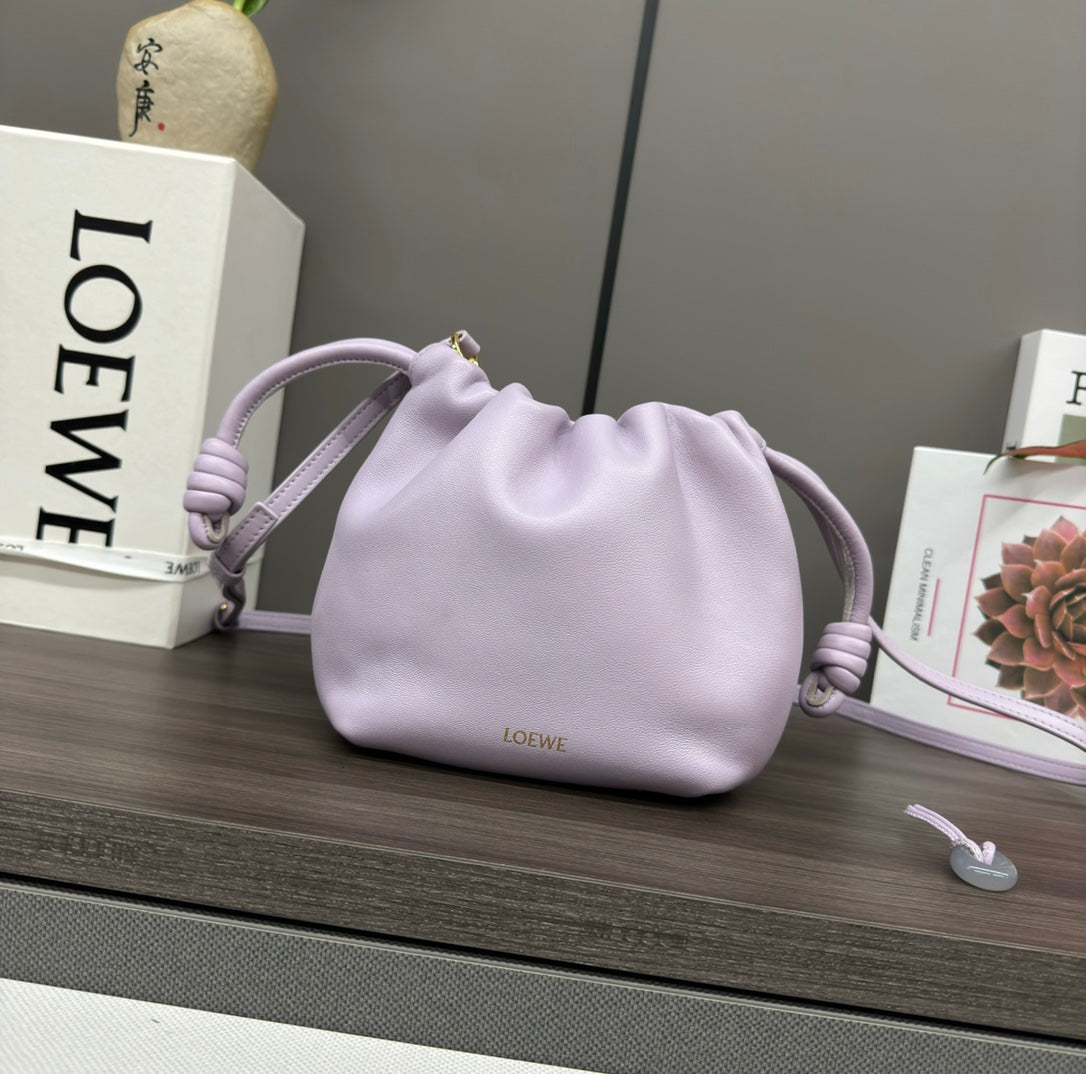 Loew Puzzle Fold Tote Iblack Shiny Calfskin