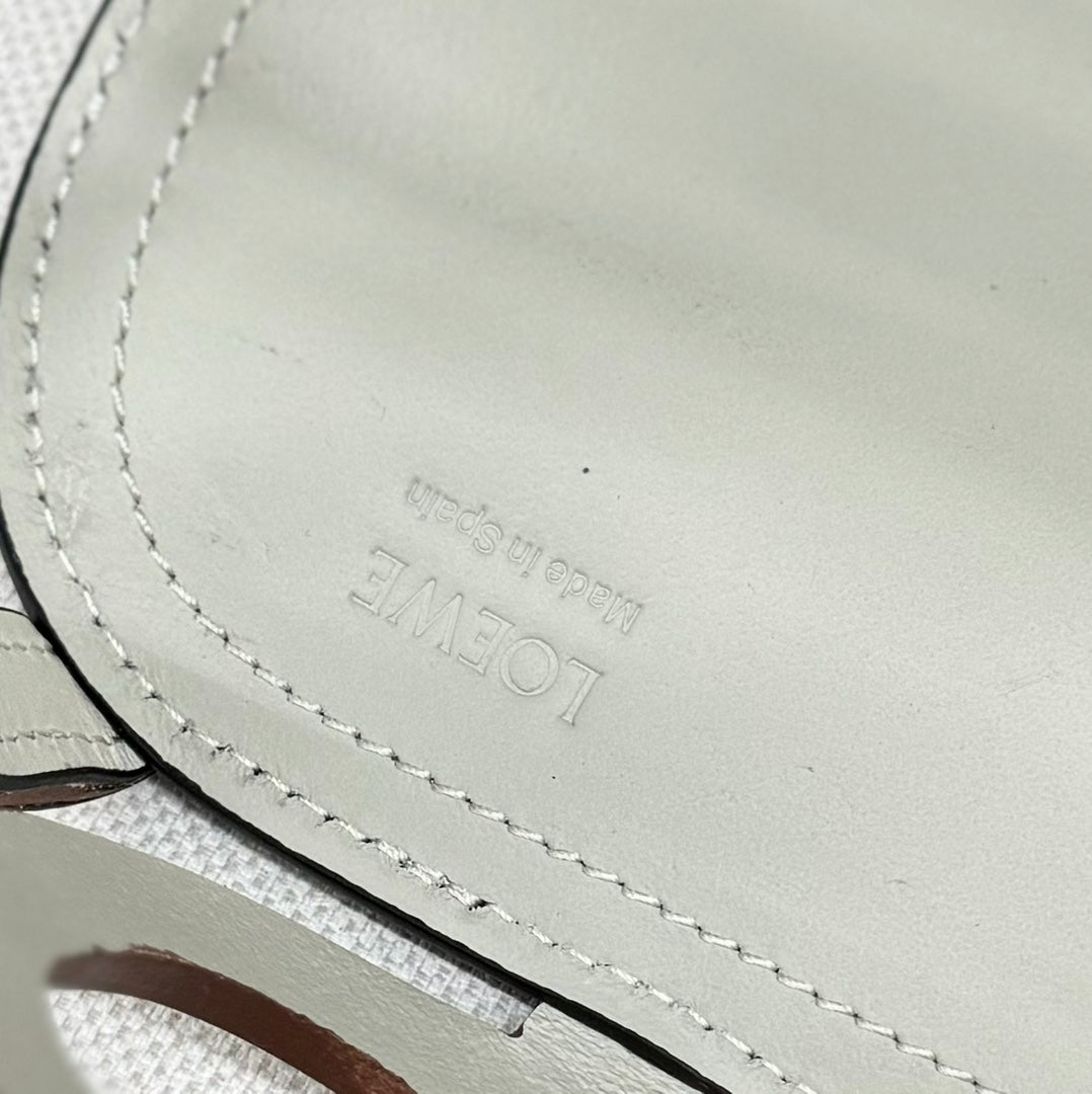 Loew Puzzle Fold Tote Iblack Shiny Calfskin