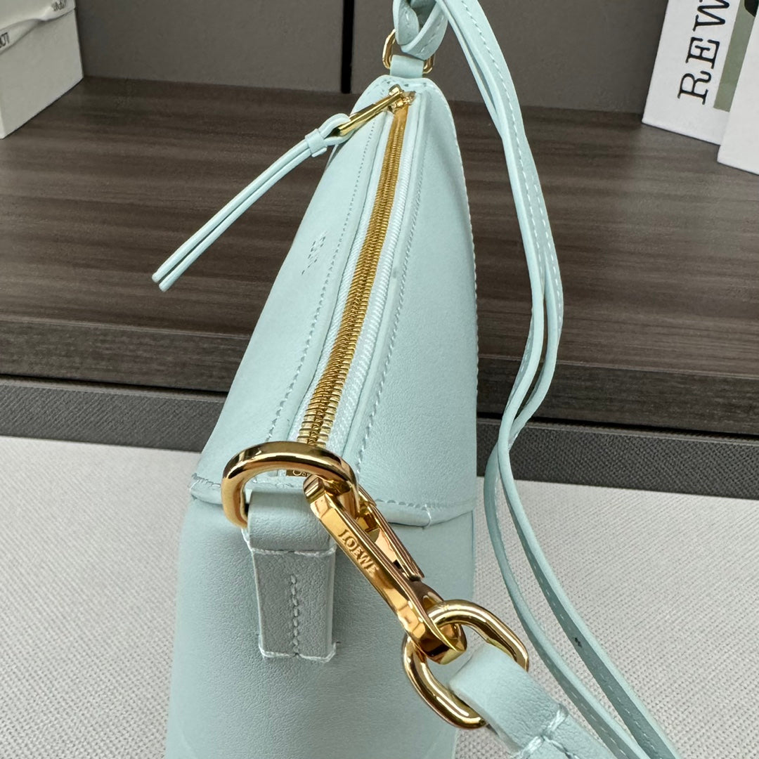 Loew Puzzle Fold Tote Iblack Shiny Calfskin