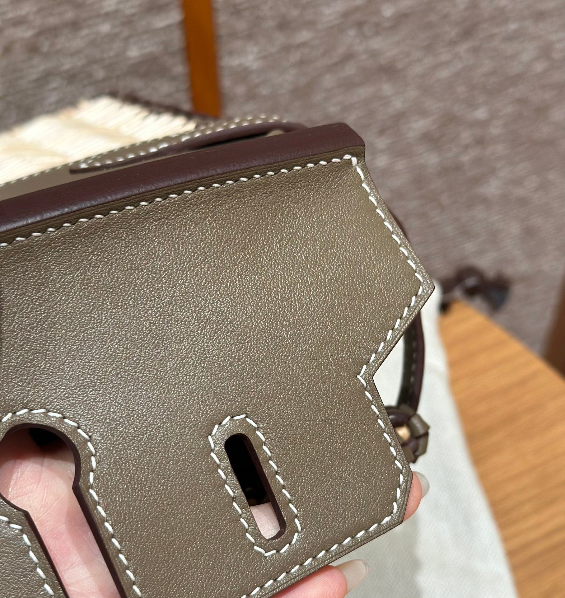 HM BIRKIN 25 CM PICNIC OLIVE BAMBOO AND RATTAN