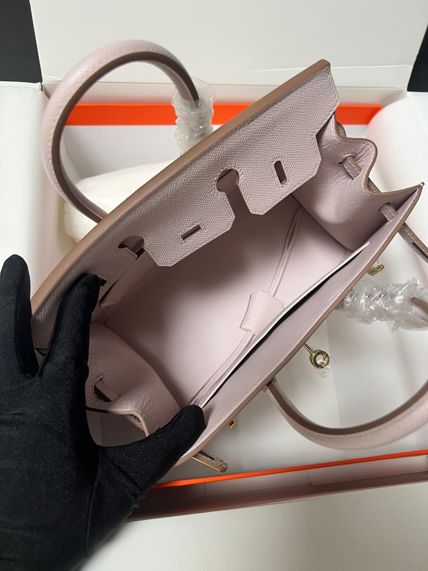 HM BIRKIN SELLIER LIGHT PINK EPSOM LEATHER GOLD HARDWARE