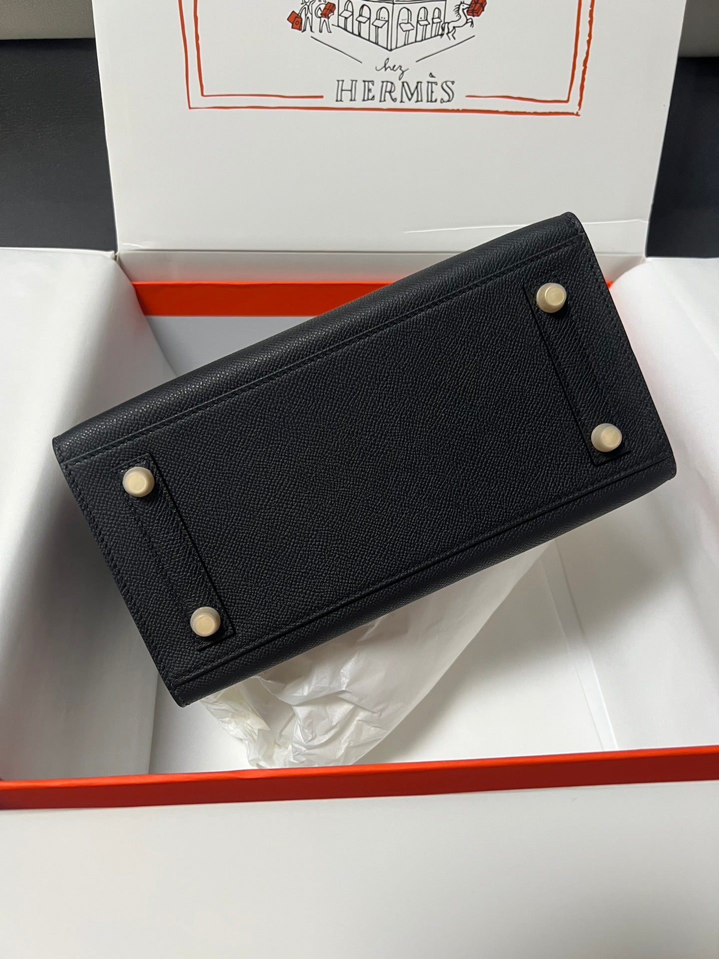 HM BIRKIN SELLIER BLACK EPSOM LEATHER GOLD HARDWARE