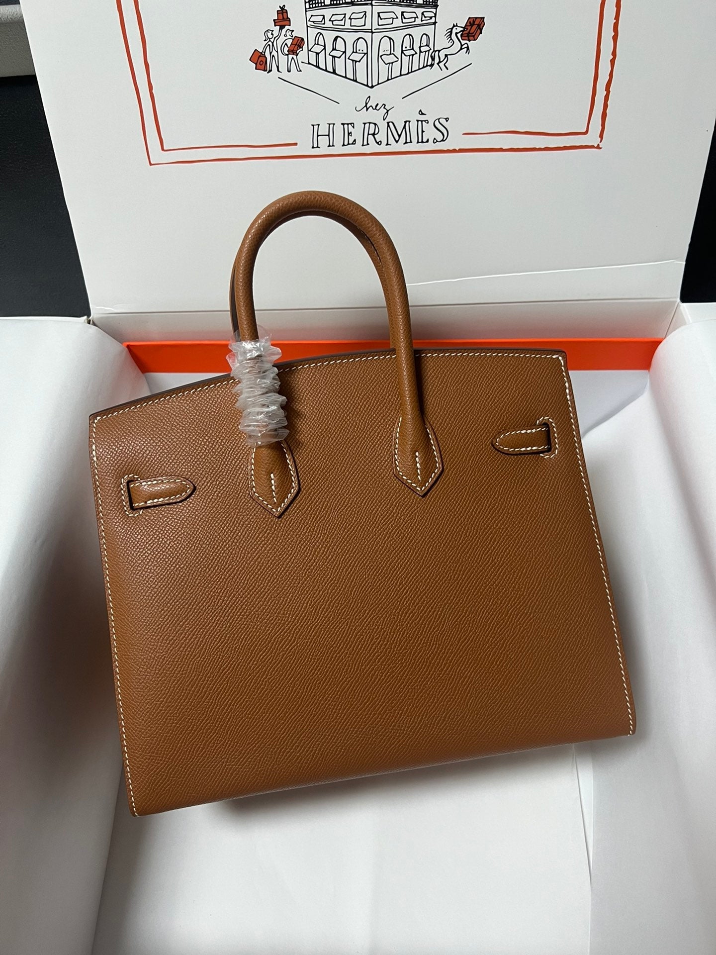 HM BIRKIN SELLIER GOLD EPSOM LEATHER GOLD HARDWARE