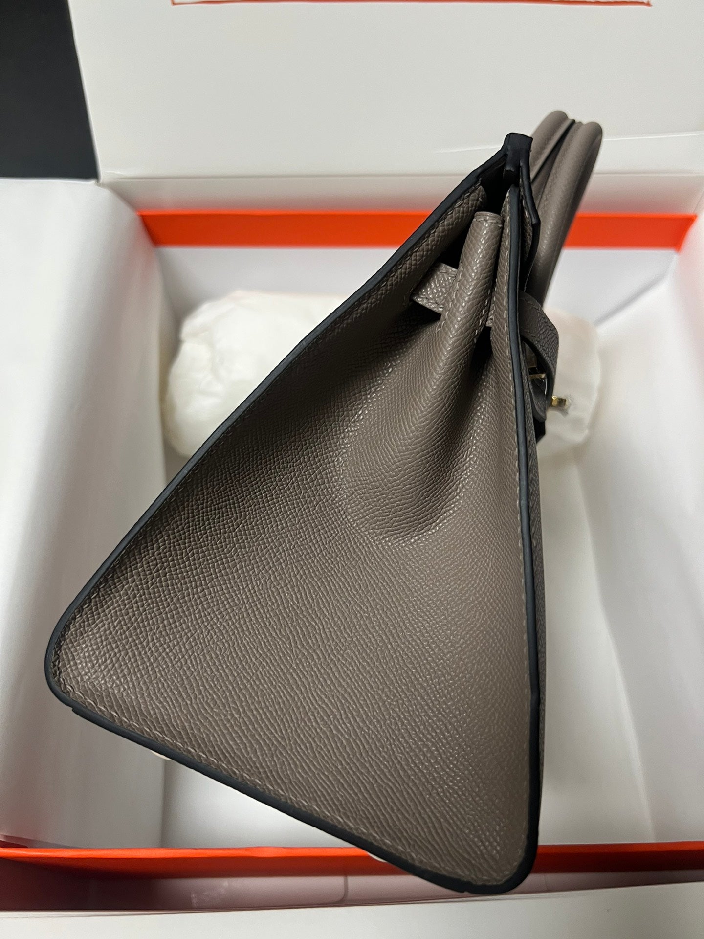 HM BIRKIN SELLIER ETAIN EPSOM LEATHER GOLD HARDWARE