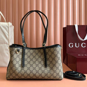 Gucci Ophidia 31cm Bag Ebony Black Canvas 248556