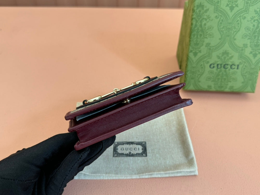 Richelieu Wallet 19 In Classic Red Goyardine Canvas